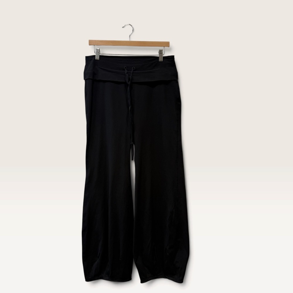 Free People FP Movement Womens Black Quick Step Bubble Pants Large